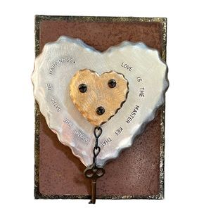 STEAMPUNK➕Metal Heart & Key